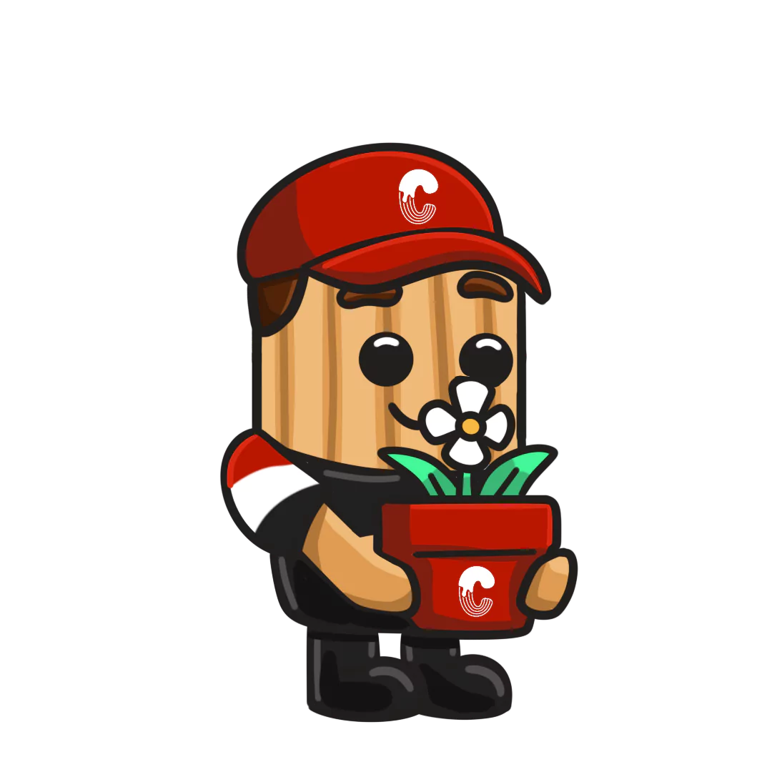 Mascot Chocolate Handwave